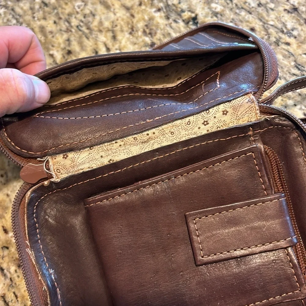 Ropin West Crossbody Purse Hand tooled LEATHER